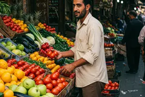        الباعة المتجولون للمواد الغذائية   